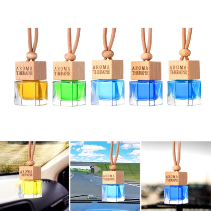 10Ml Car Fragrance Pendant Perfume Oil Diffuser Air Freshener, High-End Rearview Mirror Pendant for Mercedes-Benz Bmw Toyota