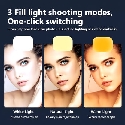 L13D Selfie Stick 1160Mm with Wireless Bluetooth Double Fill Light Extended Tripod with Remote Shutter for Android IOS Cellphone