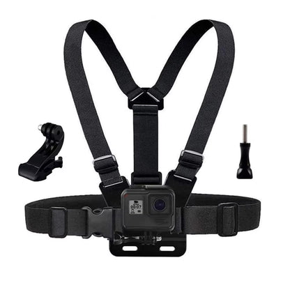 Chest Harness Mount Adjustable Chest Strap Belt with J Hook Compatible for Gopro Hero 12 11 10 9  Action Camera Accessories