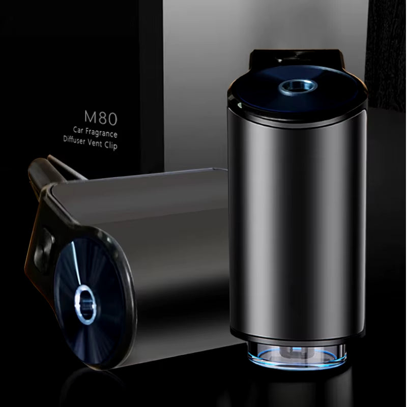 Car Air Freshener Electric Auto Air Diffuser Aroma Car Air Vent Essential Oil Mist Grain Oil Aromatherapy Perfume Fragrance