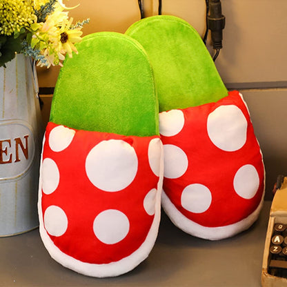 Super Mario Piranha Plant Slippers and Pipe Holder - Franco Gadgets