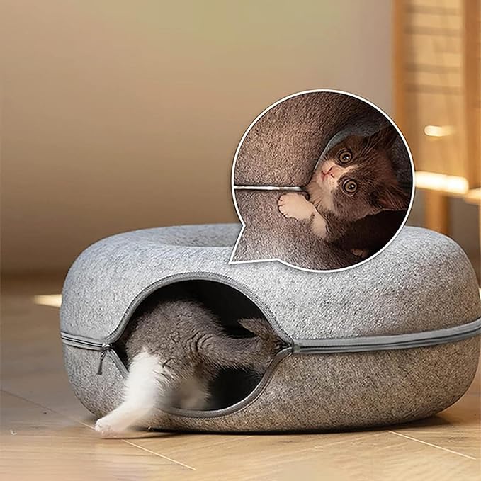 Donut Cat Bed - Franco Gadgets