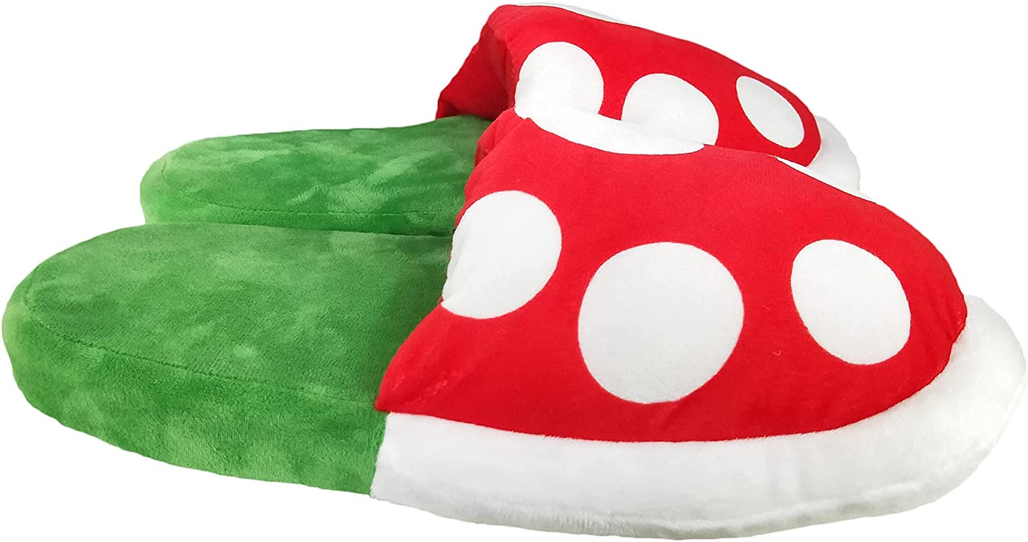 Super Mario Piranha Plant Slippers and Pipe Holder - Franco Gadgets