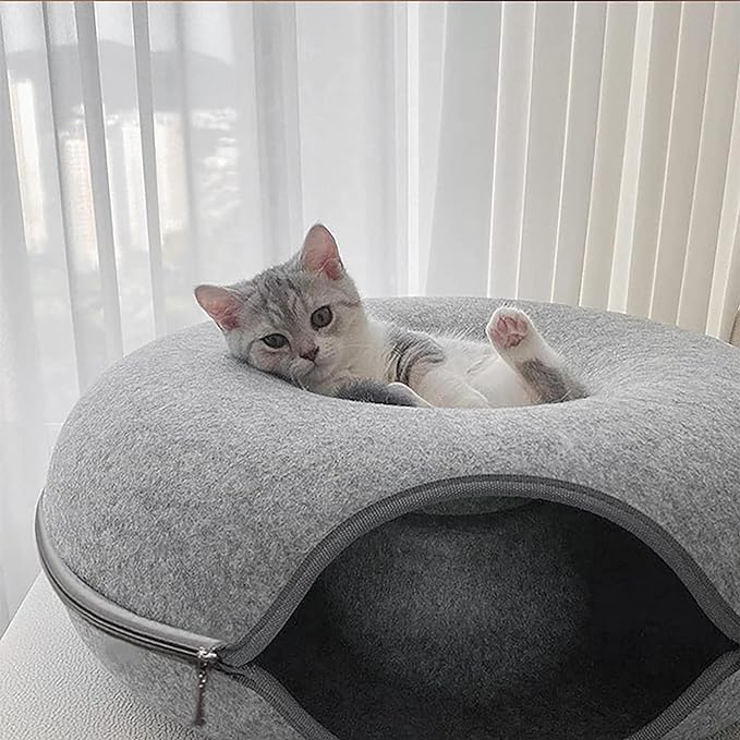 Donut Cat Bed - Franco Gadgets