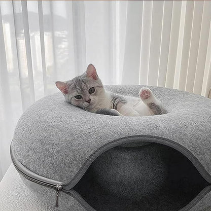 Donut Cat Bed - Franco Gadgets