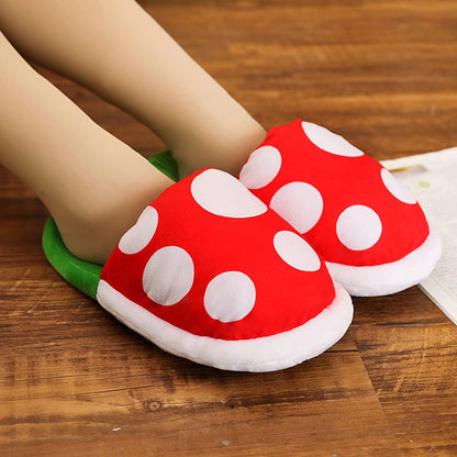 Super Mario Piranha Plant Slippers and Pipe Holder - Franco Gadgets