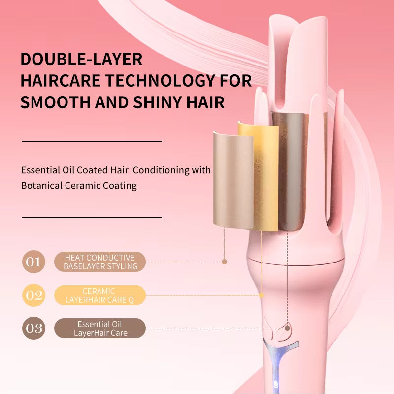 Automatic Curling Iron 32 Mm Big Roll Anion Ceramic Hair Curler 4Speed Adjustable Fast Heating Fashion Styling Tools