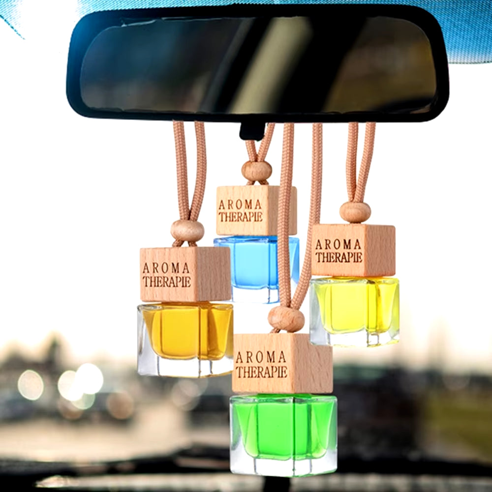 10Ml Car Fragrance Pendant Perfume Oil Diffuser Air Freshener, High-End Rearview Mirror Pendant for Mercedes-Benz Bmw Toyota