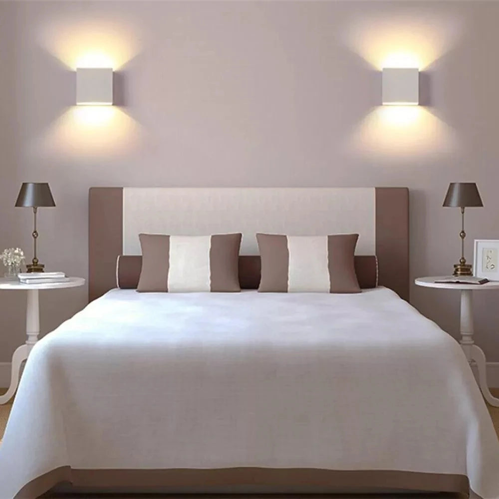 Indoor Wall Lamp Living Room Bedside Stair Light Aluminium Waterproof IP65 Balcony Sconce LED Wall Light Porch Lamp for Deco