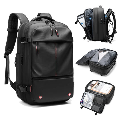 Men Travel Backpack vacuum compression 17 inch Laptop Backpack Business Large Capacity school Backpack Expanded Hiking backpack