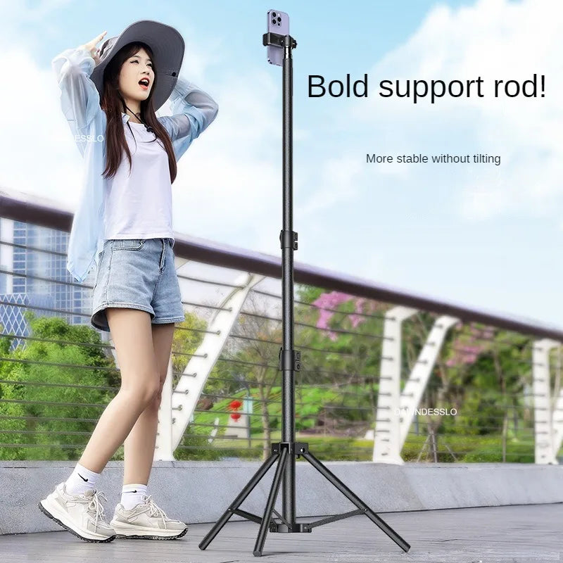 Mobile Phone Live Support Photo Tripod Multi-functional Video Recording Selfie Landing Tripod 160cm