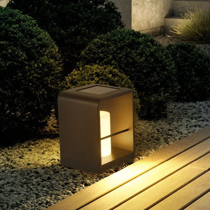 Lmitated Marble Beautiful LED Solar Lawn Light Outdoor Waterproof IP65 110V 220V Steet Lamp Home Luxury Villa Garden Lighting