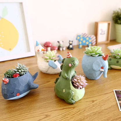 Cute Animals Succulent Planter - Franco Gadgets